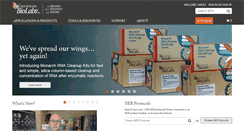 Desktop Screenshot of neb.com