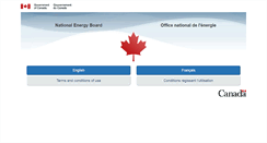 Desktop Screenshot of neb.gc.ca